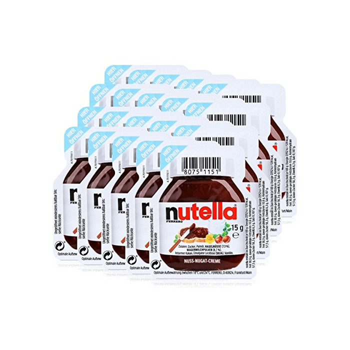 Product Porciones De Nutella 20 x 15 Gram