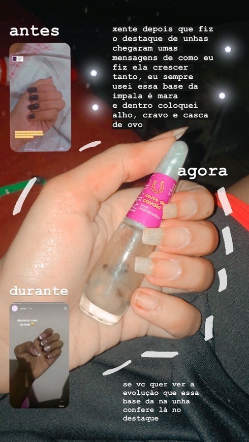 Fashion Crescimento das unhas