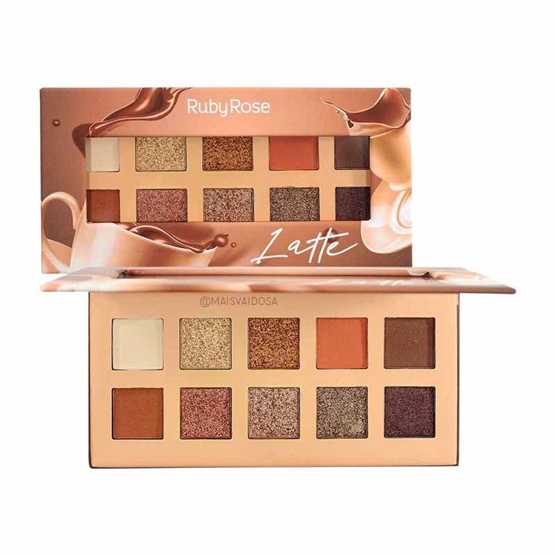 Fashion PALETA DE SOMBRAS ESSÊNCIA LATTE – RUBY ROSE - Loja ...