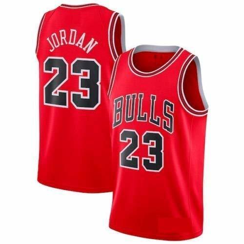 Social A-lee Men 's Jersey toros Vintage campeón de la NBA, Michael Jordan