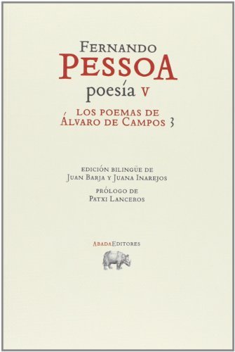 Books Los Poemas De Álvaro De Campos 3. Poesia V