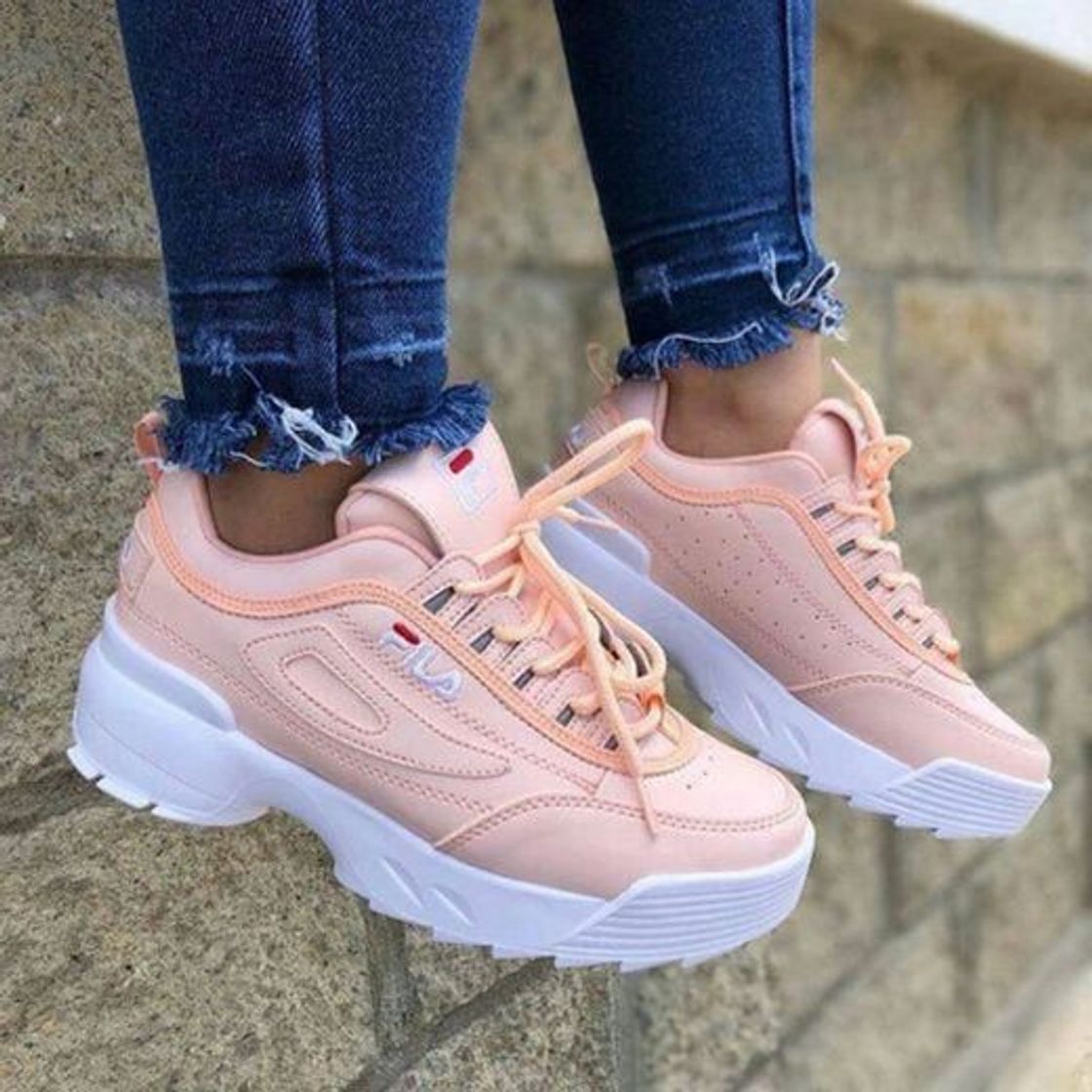 Social Sneaker FILA Disruptor Mesh Low WMN Chalk Pink Taglia 39