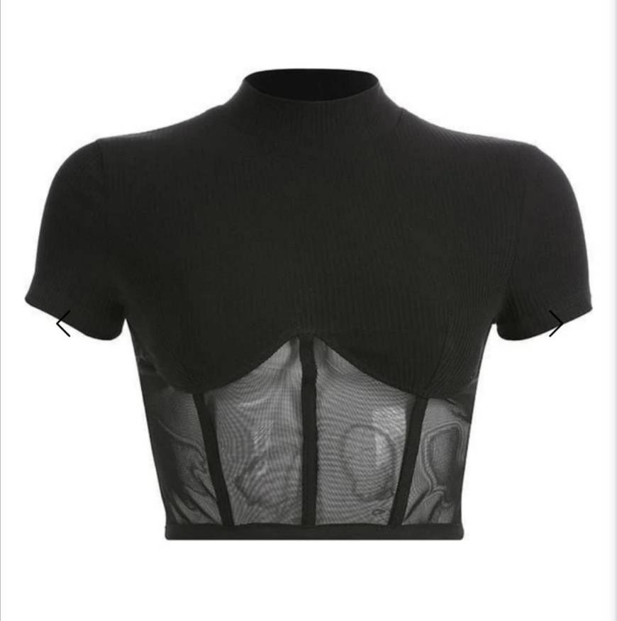  TOP NEGRO DE MESH 