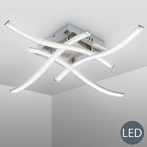 Product B.K.Licht - Lámpara de techo con 4 placas de luz LED