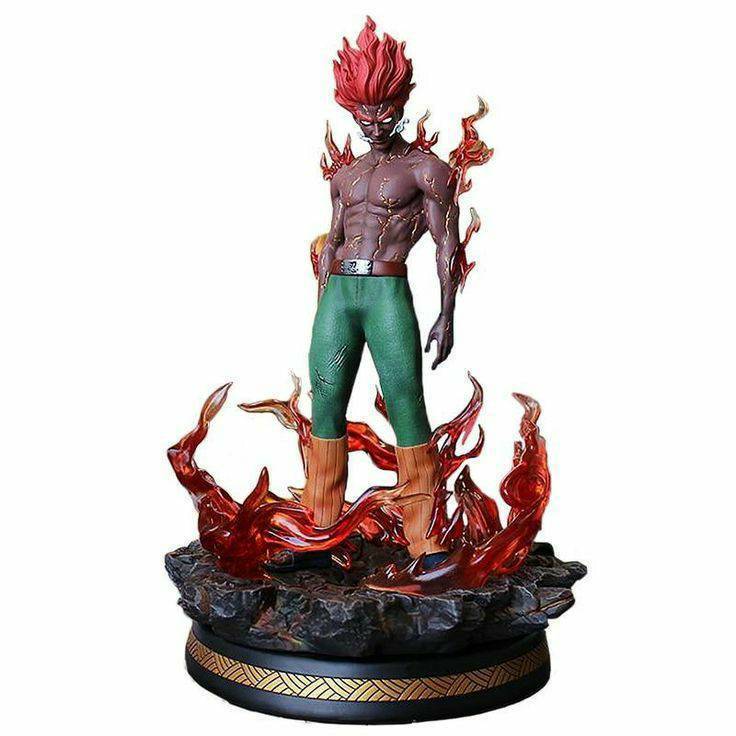 Product Anime Merch NARUTO Might Guy GIT Dynamic Action Statue

