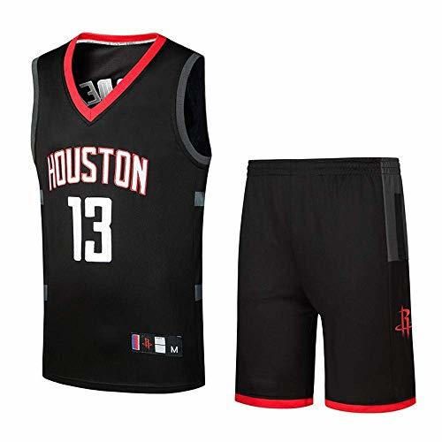QIXUN Camisetas de Aficionados de Basketball Suitnba Houston Rockets Harden Uniformes de