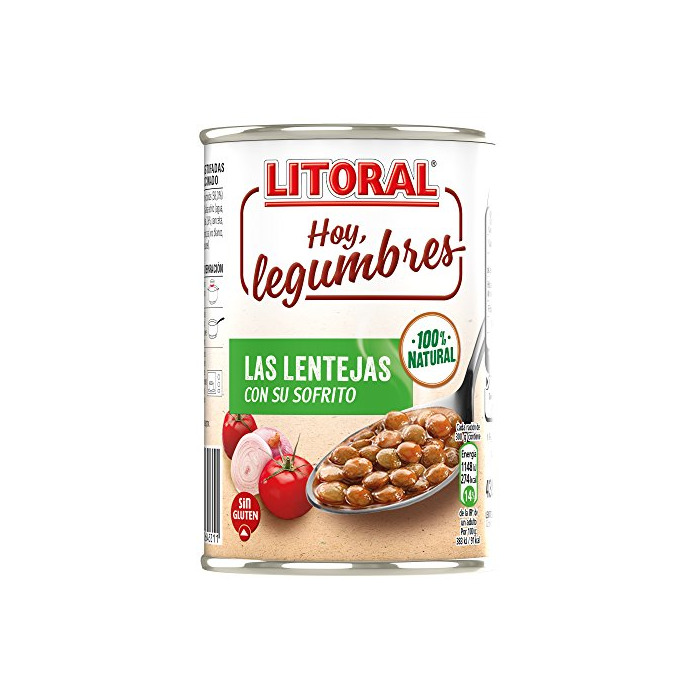 Product LITORAL Hoy Legumbres Lentejas con su sofrito