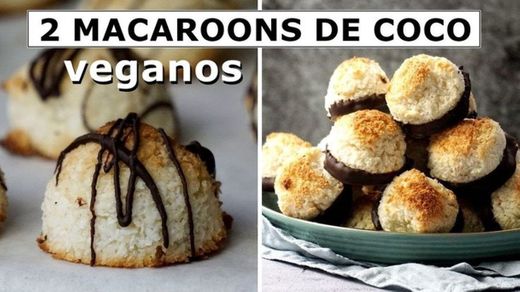 Macaroon de coco vegano: tradicional, low carb e sem gúten
