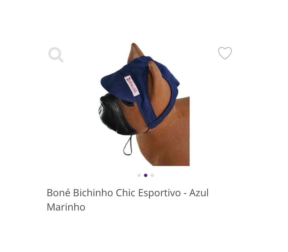 Producto Boné Bichinho Chic Esportivo - Azul Marinho