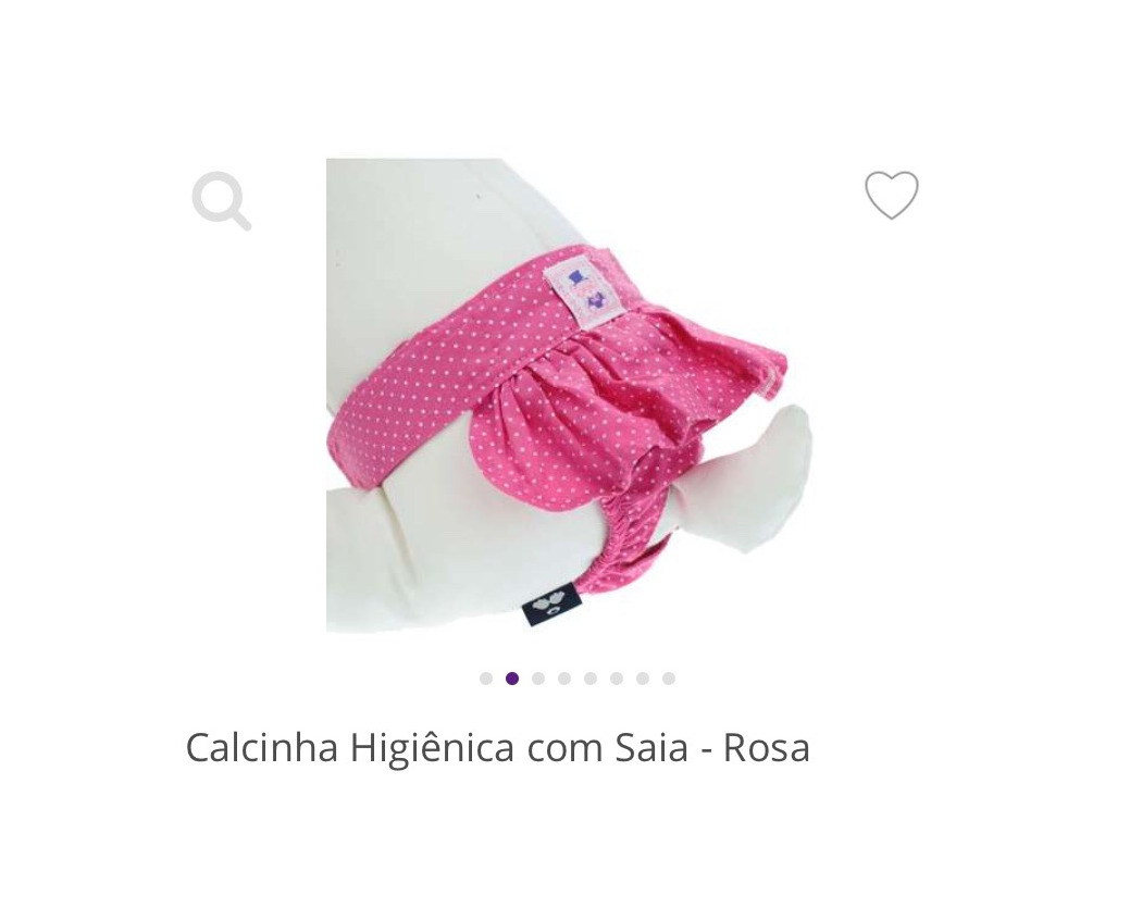 Products Calcinha Higiênica com Saia - Rosa