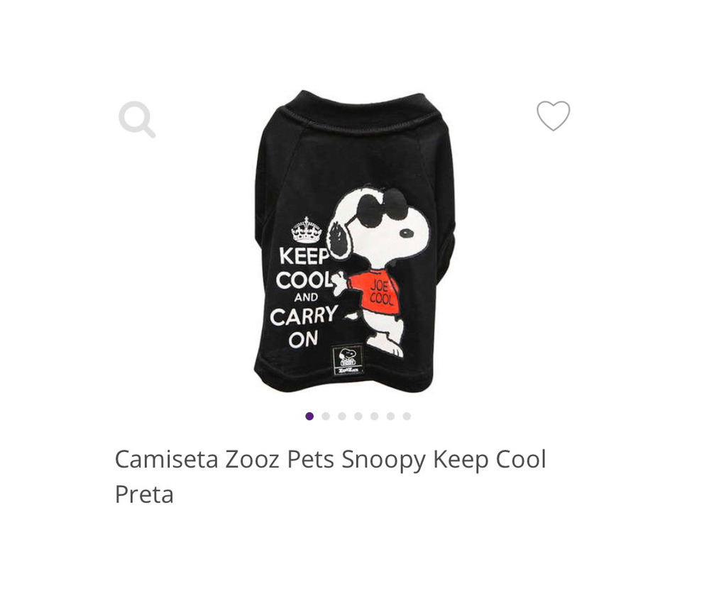 Producto Camiseta para pet