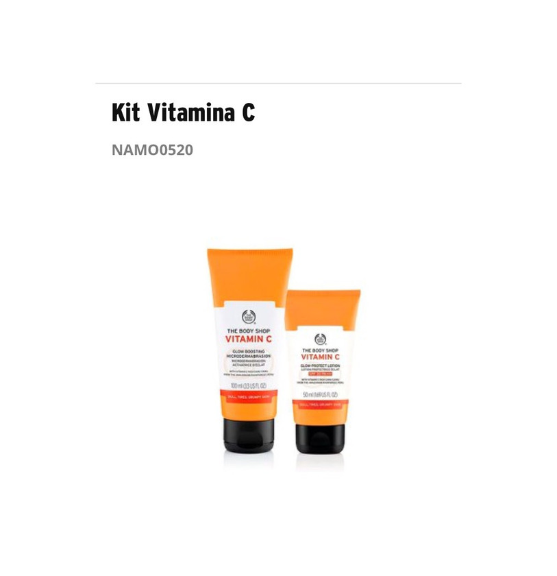 Productos Vitamina C kit the body shop