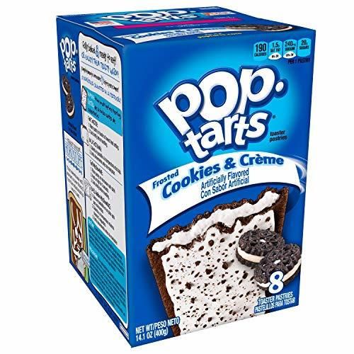 Kelloggs Pop Tarts Relleno de Cookies y Nata y Glaseado - 8