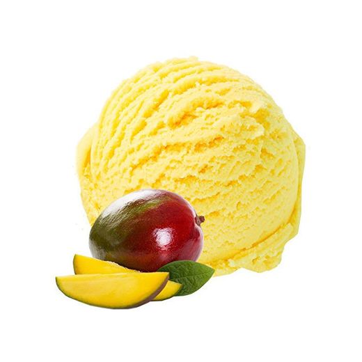 Sabor de mango 1 kg de hielo en polvo Gino Gelati para