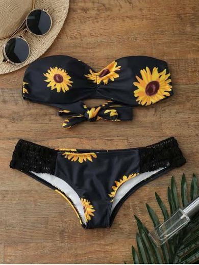 UMIPUBO Bikini Mujer Dos Piezas Ropa con Estampado de Lunares Push-Up Traje