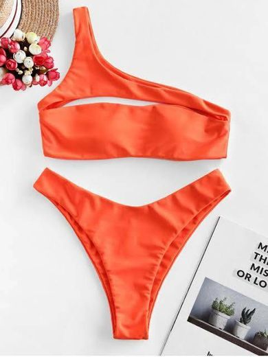 Marca Amazon - IRIS & LILLY Top de Bikini de Triángulos para