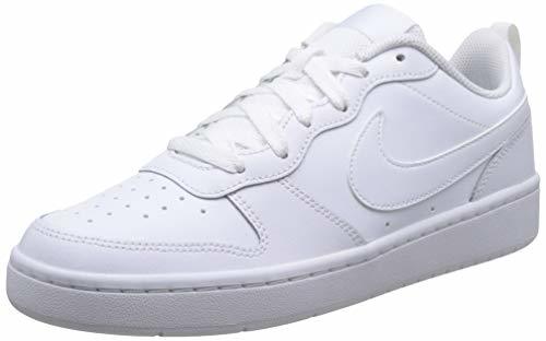 Moda Nike Court Borough Low 2, Zapatillas de Baloncesto para Hombre, Blanco