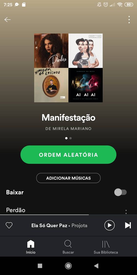 Moda Playlist de Manifestação