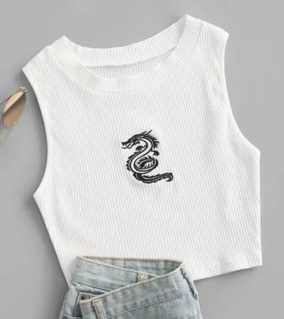 Fashion Zaful white drake top