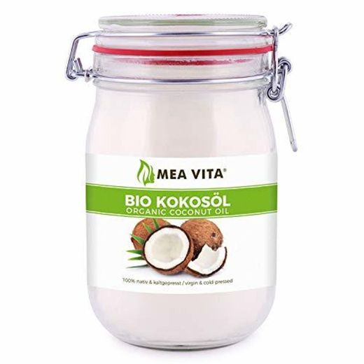 Aceite de coco ecológico MeaVita en tarro de planchado, nativo, 1 unidad