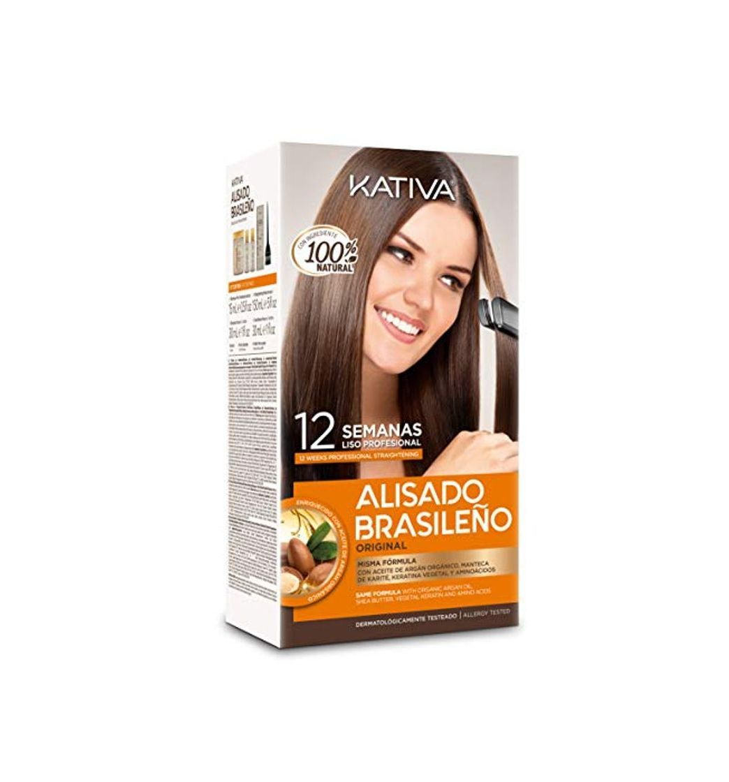 Belleza Kativa Keratina y Argán  - Kit de Alisado Brasileño 