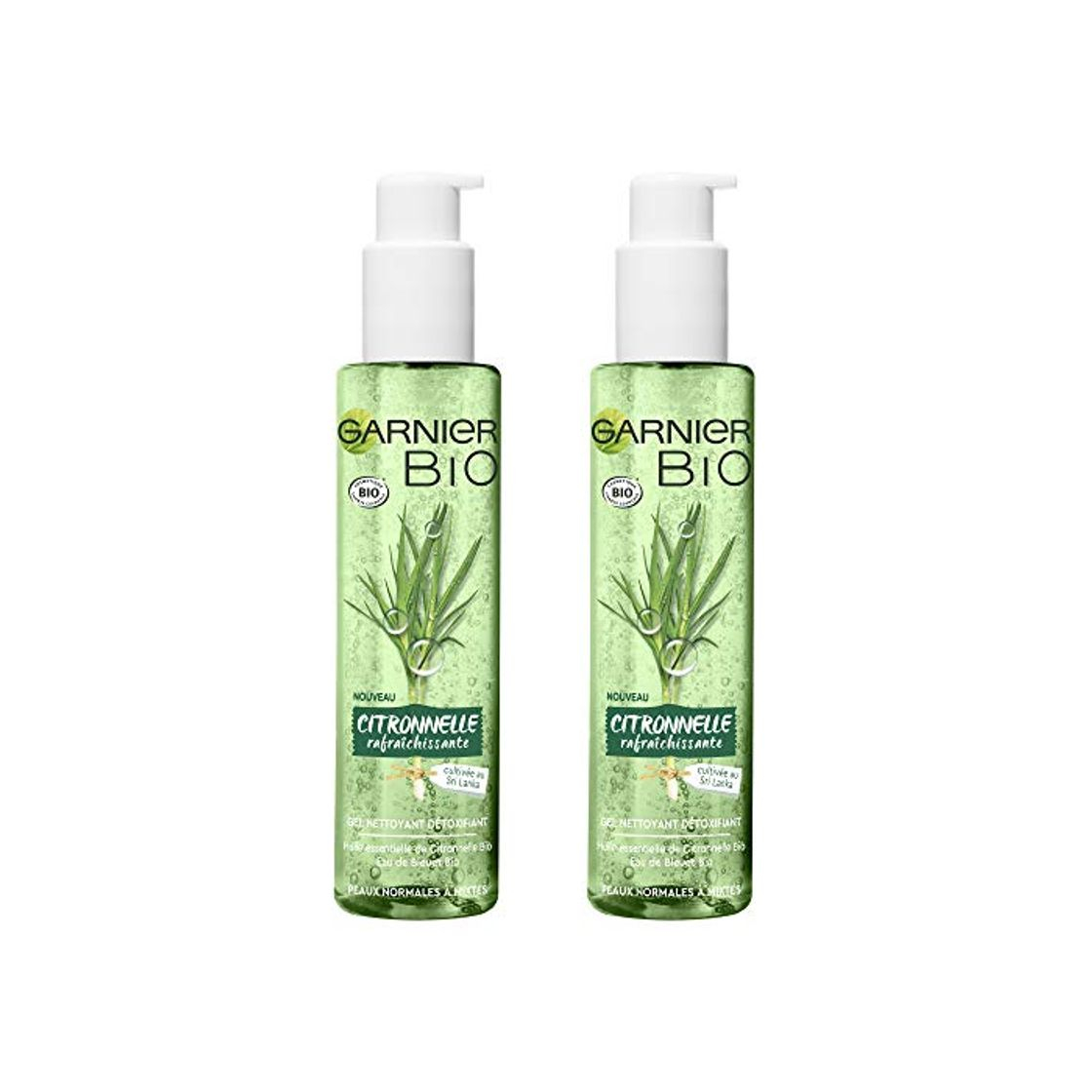 Social Garnier Garnier Garnier Bio Gel Limpiador détoxifiant – citronela rafraîchissante 150.0 ml
