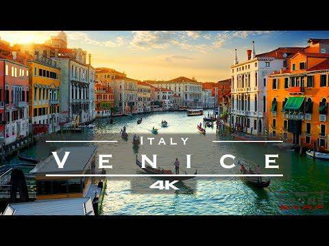 Fashion Venice, Italy 🇮🇹 - by drone [4K] remastered