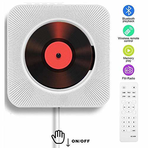 Social Reproductor de CD portátil con Bluetooth Reproductor de CD montable en la