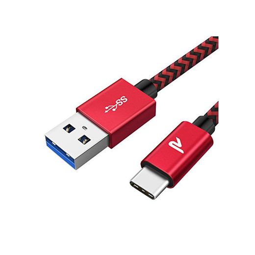 RAMPOW Cable USB Tipo C a USB 3.1 Gen 1 Cable USB