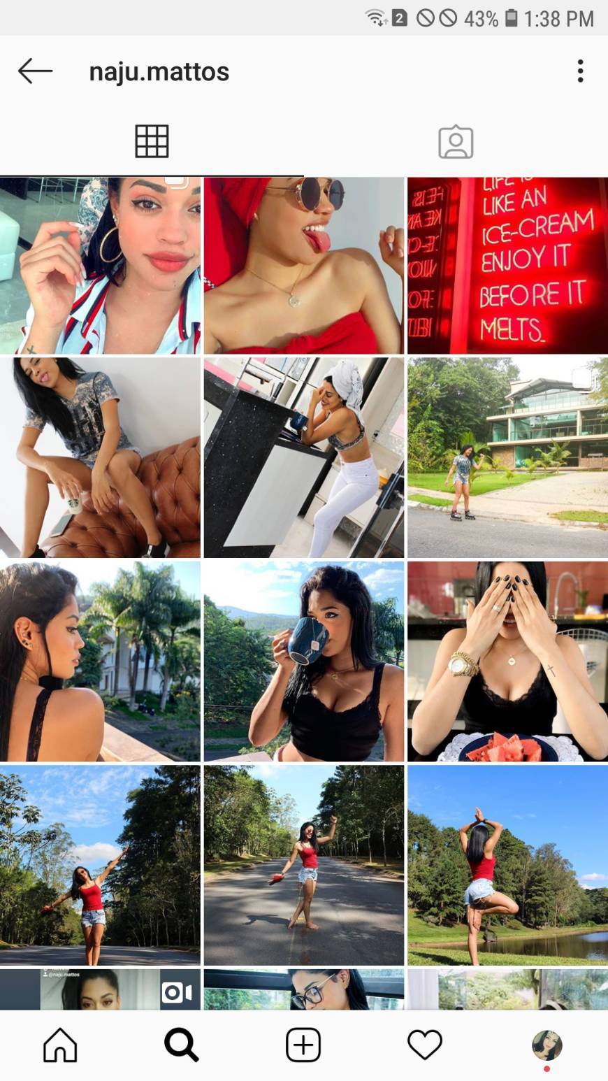 Contas de instagram 