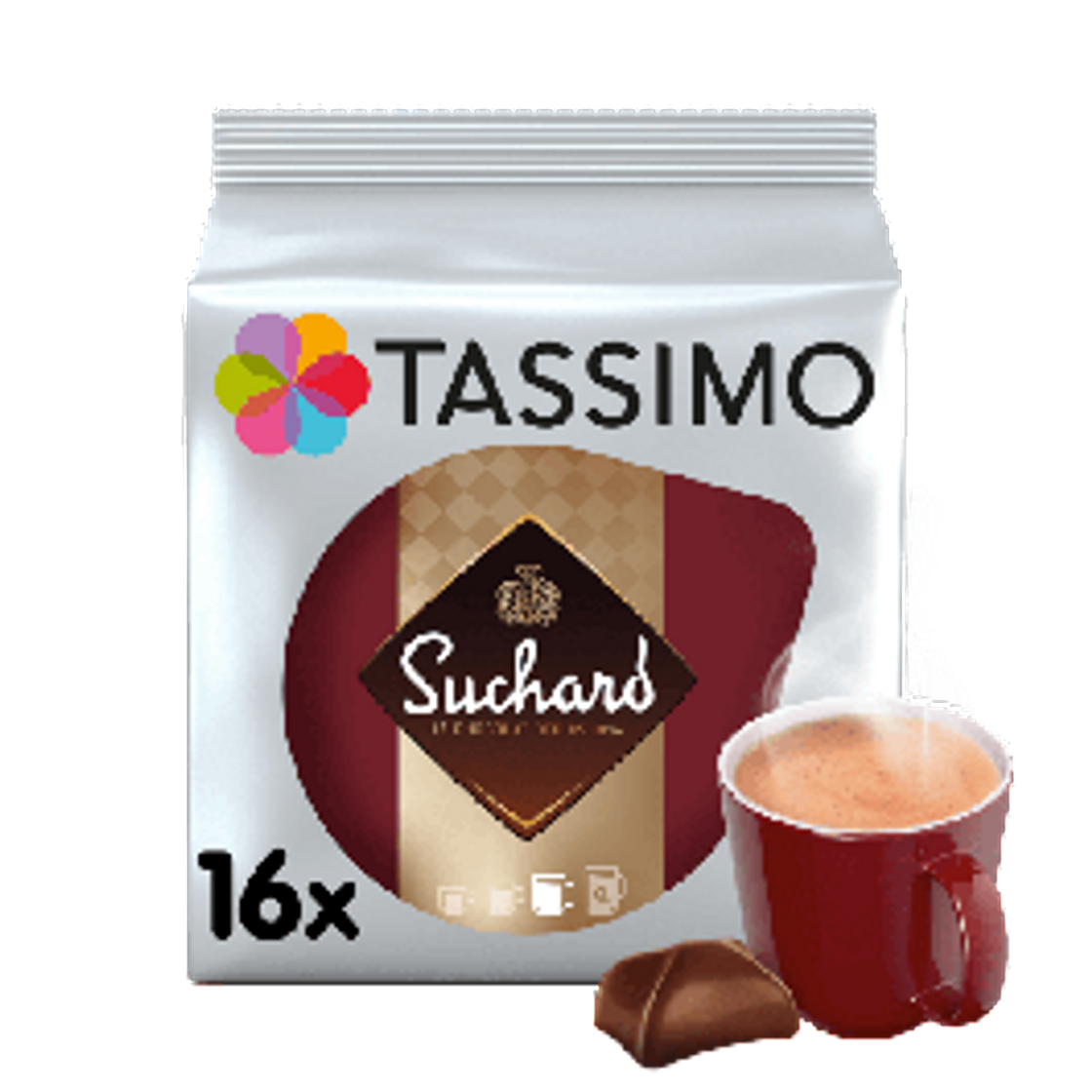 Moda Suchard Hot Chocolate T DISCs - 16 unidades - Tassimo