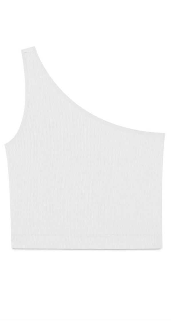 Moda Top with asymmetric strap. - Women's fashion | Stradivarius Saudi ...