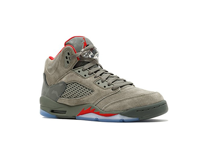 Fashion Nike Calzado Hombre Air Jordan 5 Retro GS EN Gamuza Marrón Oscuro