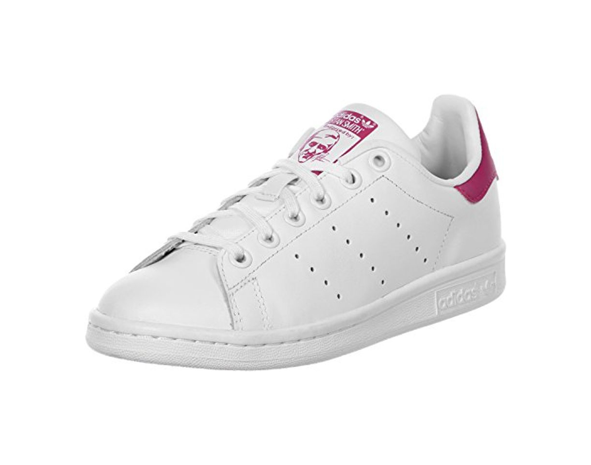 Moda adidas Stan Smith J, Zapatillas Unisex Niños,  Blanco