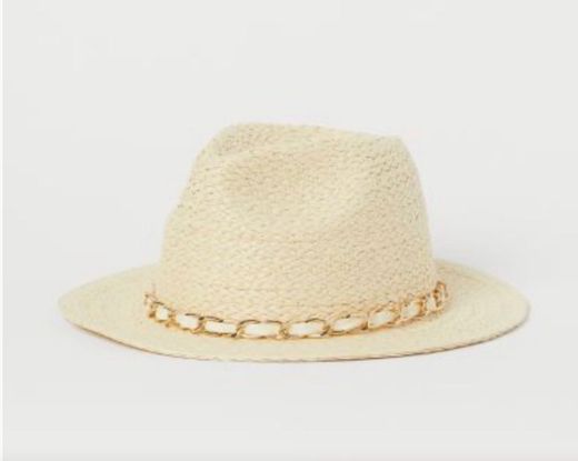 Sombrero de paja - Beige claro - MUJER