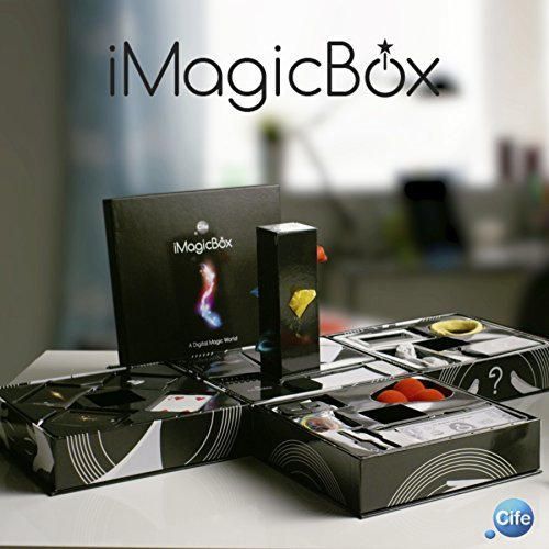 iMagicBox-41197 Caja con Diferentes Juegos de Magia, con Acceso a, Color Negro,