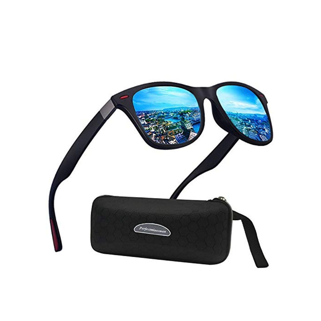 Social Perfectmiaoxuan Gafas de sol polarizadas Hombre Mujere Lujo Retro/Aire libre Deportes Golf