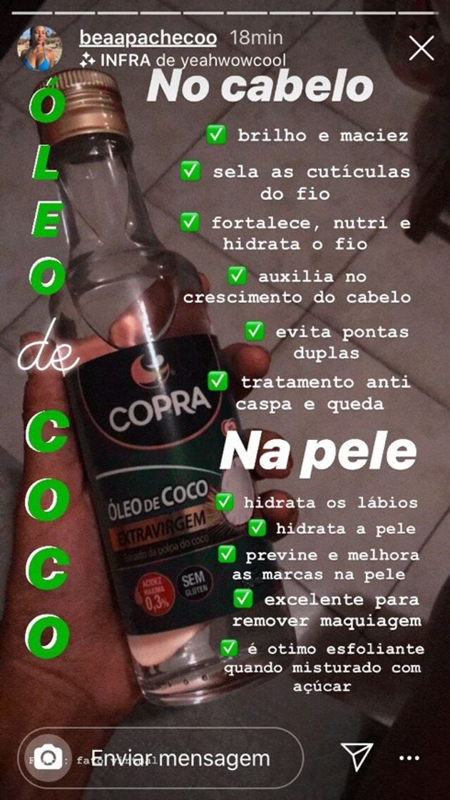 Social Óleo de coco 