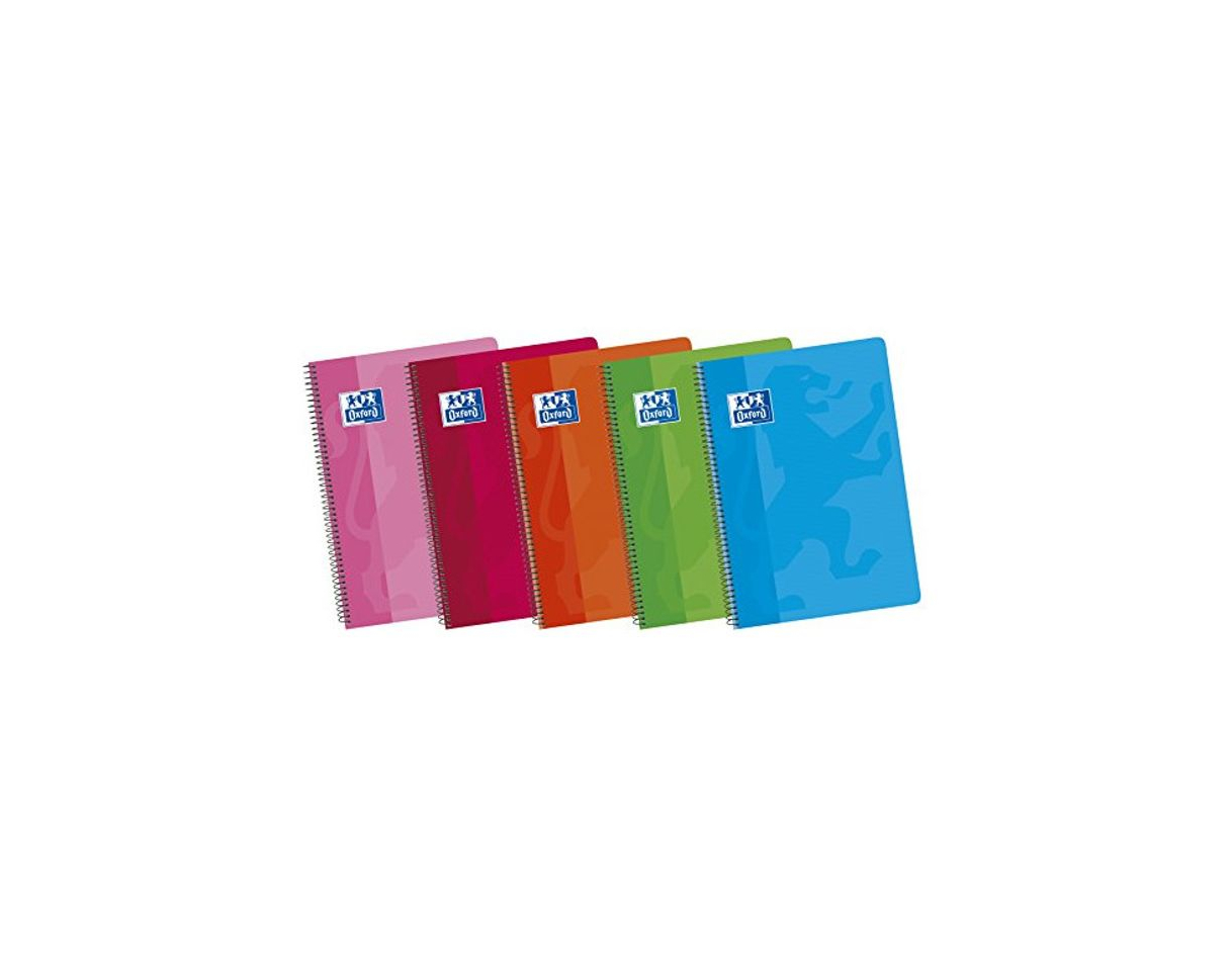 Product Oxford Classic - Pack de 5 cuadernos espiral de tapa blanda