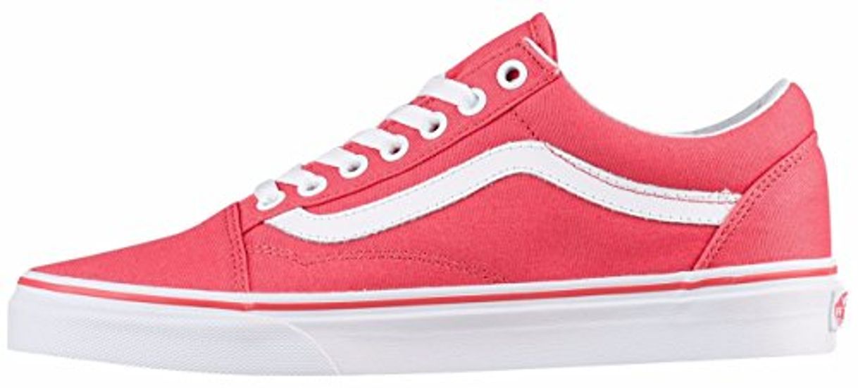 Moda Vans Old Skool Classic  - zapatos Unisex para skate, Rosado