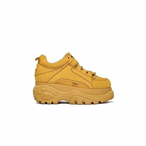 Moda Buffalo BN15330971 - Zapatillas Deportivas clásicas, Color Amarillo Amarillo Size