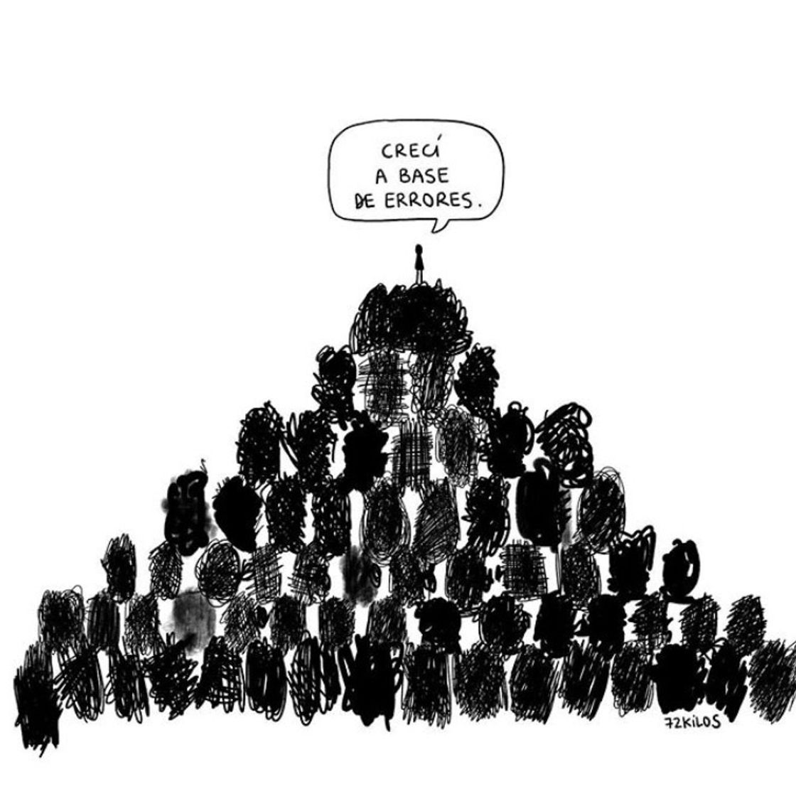 Crecí a base de errores