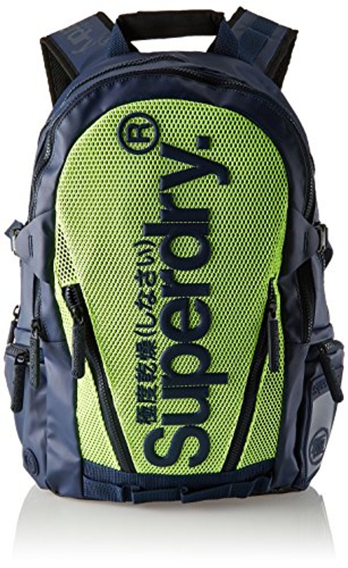 Moda Superdry - Meshtarpbackpack, Mochilas Hombre, Multicolor