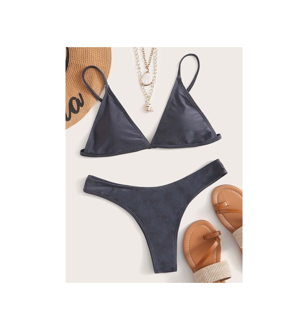 Producto Bañador Bikini Cortado Alto Triángulo