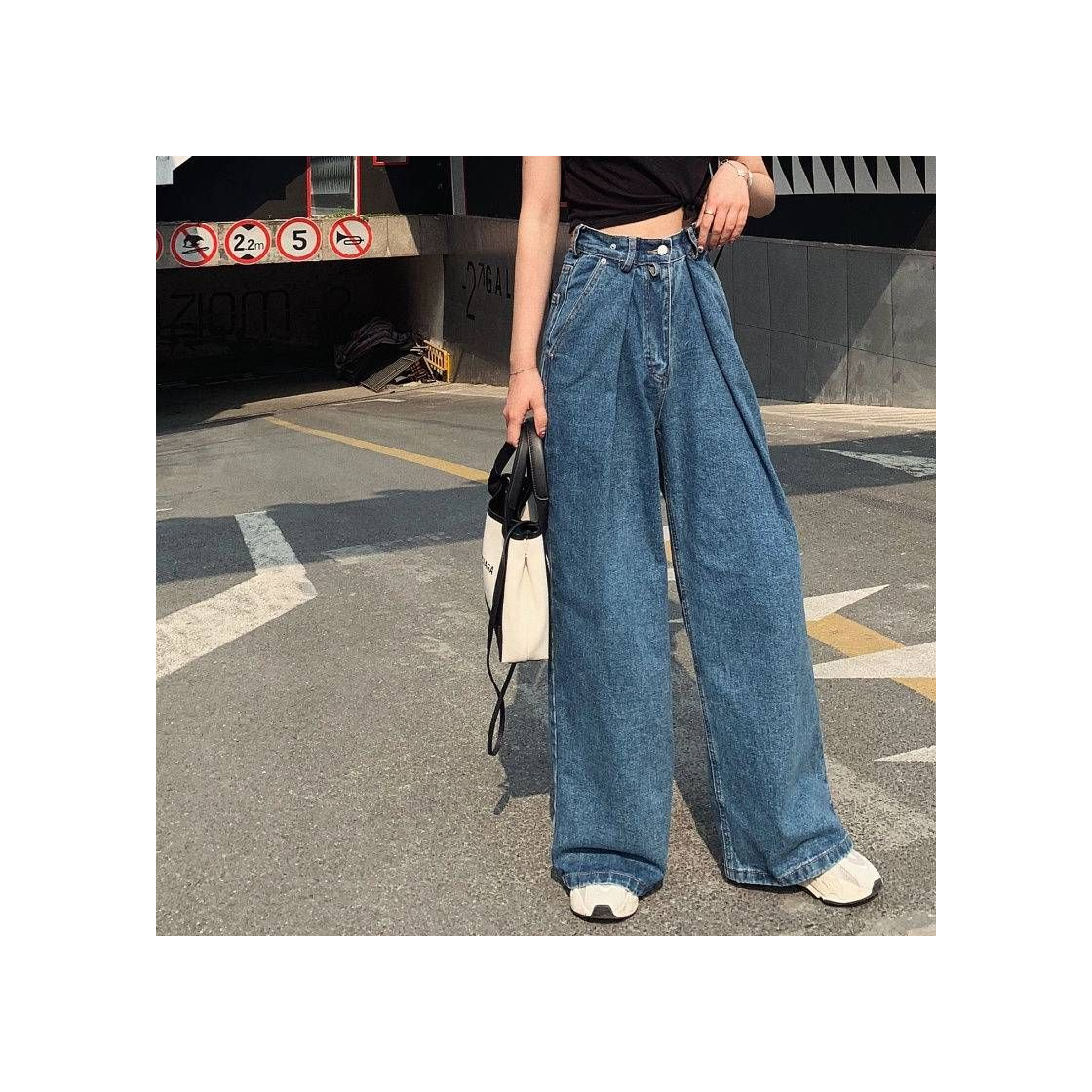 Product High waist wide leg jeans