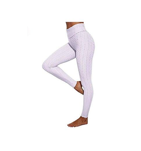 CrisKat Pantalón Deportivo de Mujer Cintura Alta Leggings para Running Fitness Yoga