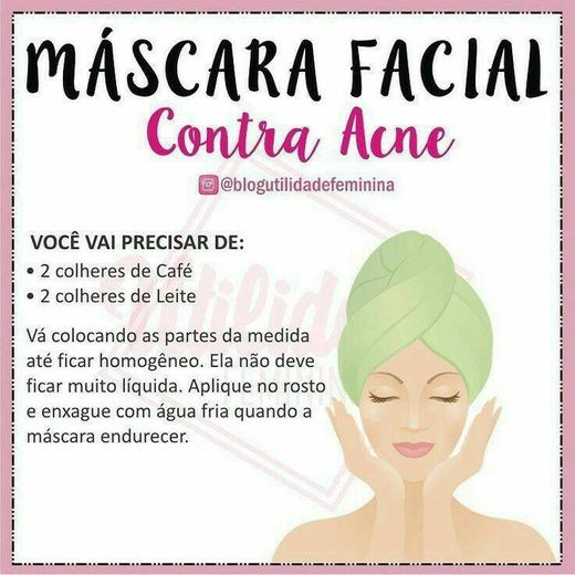 Máscara Facial Café+ Leite☕