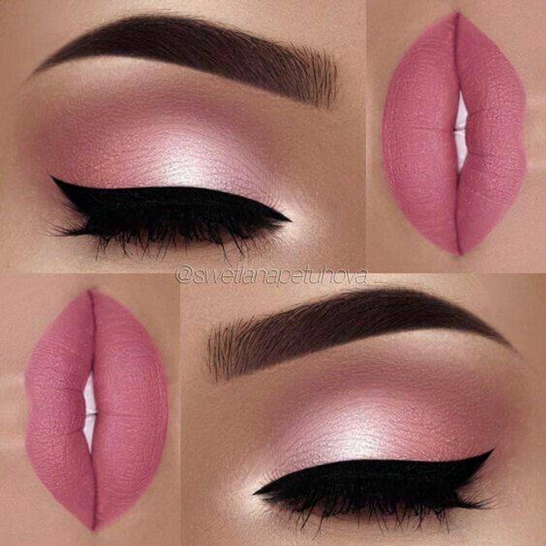 Social Make rosa para se inspirar 💖