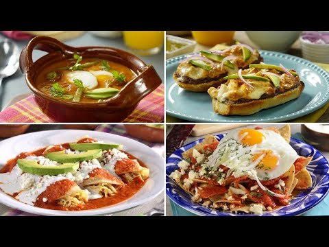 4 Desayunos Mexicanos Fáciles - YouTube