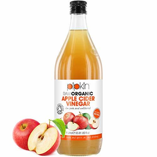 Product Pipkin Vinagre de Sidra de Manzana 100% Orgánico, Con Madre, Puro, Sin